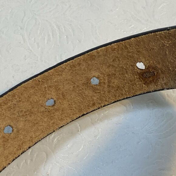 Circle G Hand Tooled Black Leather Dog Collar 20" - Picture 11 of 13